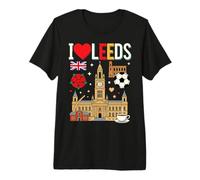 I Love Leeds United Kingdom Premium T-Shirt