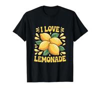I Love Lemonade Fresh Citrus Splash Value Graphic T-Shirt, Men, Black, XL