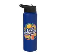 I Love Lemonade Refreshing Citrus Delight Stainless Steel Insulated Water Bottle