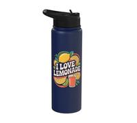 I Love Lemonade Refreshing Citrus Delight Stainless Steel Insulated Water Bottle