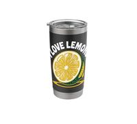 I Love Lemons Citrus Fresh Slices Stainless Steel Insulated Tumbler