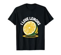 I Love Lemons Citrus Fresh Slices Value Graphic T-Shirt