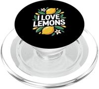 I Love Lemons Citrus Fruit Fan Appreciation PopSockets PopGrip for MagSafe