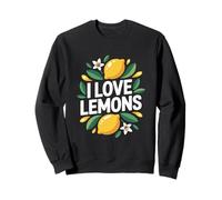 I Love Lemons Citrus Fruit Fan Appreciation Sweatshirt