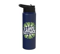 I Love Lettuce Fresh Salad Lover Stainless Steel Insulated Water Bottle
