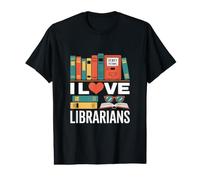 I Love Librarians Dewey Decimal Book Lover Value Graphic T-Shirt