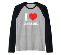 I Love Limassol, Lemesos Old Port Marina & Wine Festival Raglan Baseball Tee