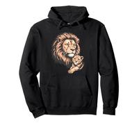 I LOVE LIONS LION WITH CUB Pullover Hoodie