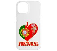 I Love Lisbon Portugal Flag Heart Portuguese Mama Papa Uncle Case for iPhone 14