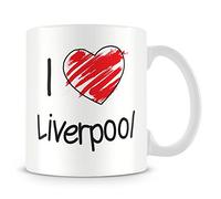 I Love Liverpool Personalised Mug - Add Photo - Customised Cup Gift