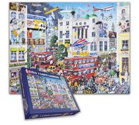 I Love London 1000 Piece Jigsaw Puzzle Age 12+ - Hilarious Puzzle by Mike Jupp - Perfect for Puzzle Enthusiasts and London Lovers Size 66 x 50 CM