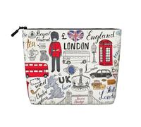 I Love London A Versatile Travel Makeup Bag, Ideal for Daily Routines and Business Journeys