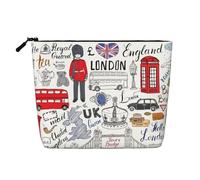 I Love London A Versatile Travel Makeup Bag, Ideal for Daily Routines and Business Journeys
