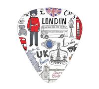 I Love London Guitar Paddle 12 Pack Guitar Pickup Suitable For Playing Acoustic Guitars, Electric Guitars, Etc.