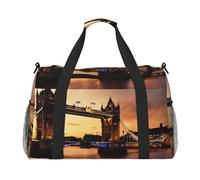 I Love London Print Daily essentials Large Capacity Hand Carry Bag for Weekend Getaways style Bags