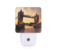 I Love London Print Plug-in Night Light for Bedroom Hallway Bathroom Mounted Lighting Dorm Home Decor