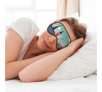I Love London Print Soft Eye Mask for Sleep Mask Sleep Eye Mask for Women Men Sleeping Sleeping Travel