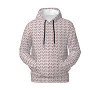 I Love London Print Winter Autumn And Spring Men'S Hoodie Casual Wear For Work Gym Daily Activities Black