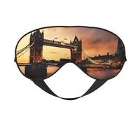 I Love London Super Soft and Comfortable Eyeshade with Adjustable Strap Zero Eye Pressure Eye Cover