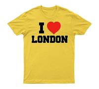I Love London T-Shirt Souvenir T-Shirt Capital City London England Men's Unisex Tee Love Top Daisy L