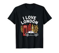 I Love London with Iconic Telephone Big Ben Value Graphic T-Shirt