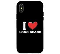 I Love Long Beach California Case for iPhone X/XS