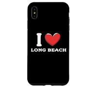 I Love Long Beach California Case for iPhone XS Max