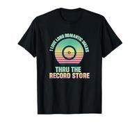 I Love Long Romantic Walks Thru The Record Store Collector T-Shirt