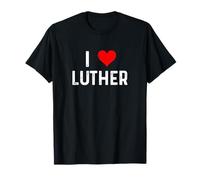 I Love Luther - Heart - Distressed T-Shirt