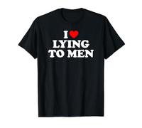 I Love Lying to Men Value Graphic T-Shirt, Men, Black, M