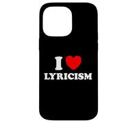 I Love Lyrics Fun Sing Freestyle Poetry Write Words Song Fan Case for iPhone 14 Pro Max
