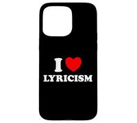 I Love Lyrics Fun Sing Freestyle Poetry Write Words Song Fan Case for iPhone 15 Pro Max