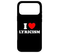 I Love Lyrics Fun Sing Freestyle Poetry Write Words Song Fan Case for iPhone 17 Pro Max