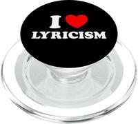 I Love Lyrics Fun Sing Freestyle Poetry Write Words Song Fan PopSockets PopGrip for MagSafe