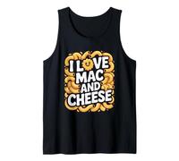 I Love Mac And Cheese Noodle Smile Tank Top