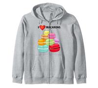 I Love Macarons Paris Gifts Macaron t shirt macaroon lovers Zip Hoodie