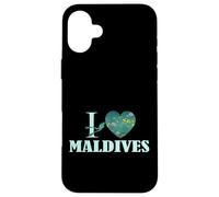 I Love Maldives Case for iPhone 16 Plus