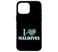 I Love Maldives Case for iPhone 16 Pro Max