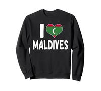 I Love Maldives Souvenir Maldive Islands Vacation Sweatshirt