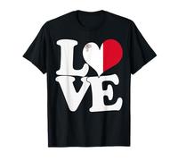 I Love Malta Flag Heart Patriotic Travel T-Shirt