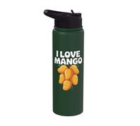 I Love Mango Delightful Fruit Charm Stainless Steel Insulated Water Bottle