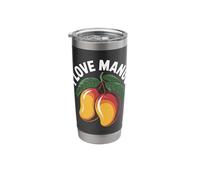 I Love Mango Enthusiast Tropical Delight Stainless Steel Insulated Tumbler