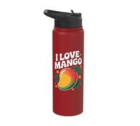 I Love Mango Fruit Lovers Delight Stainless Steel Insulated Water Bottle