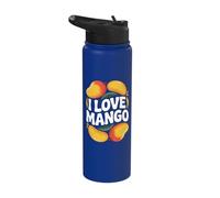 I Love Mango Tropical Fruit Freshness Stainless Steel Insulated Water Bottle