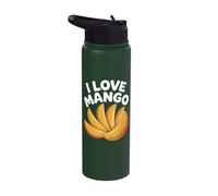 I Love Mango Tropical Fruit Lover Delight Stainless Steel Insulated Water Bottle