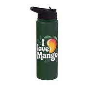 I Love Mango Tropical Fruit Lover Stainless Steel Insulated Water Bottle