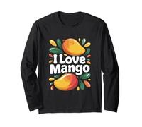 I Love Mango Vibrant Tropical Fun Long Sleeve T-Shirt