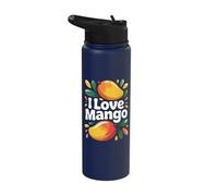 I Love Mango Vibrant Tropical Fun Stainless Steel Insulated Water Bottle