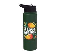 I Love Mango Vibrant Tropical Fun Stainless Steel Insulated Water Bottle
