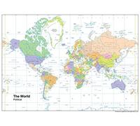 I Love Maps -Giant VinylWorld Political Map - A0